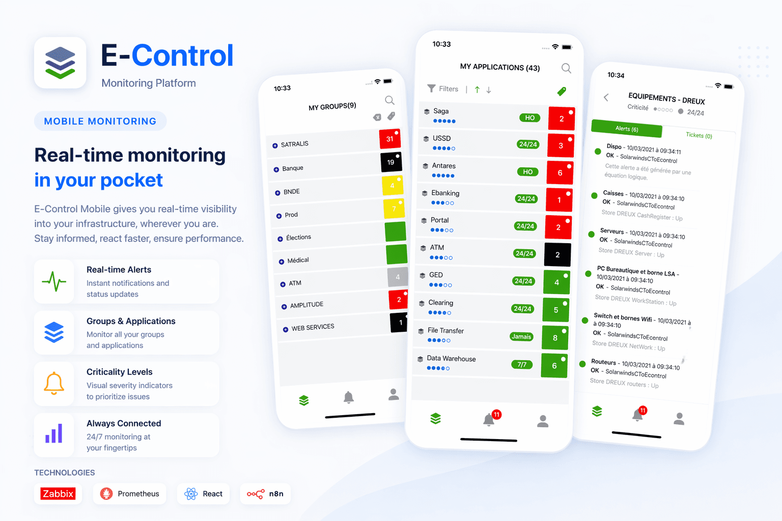 Somone – Application mobile E-Control